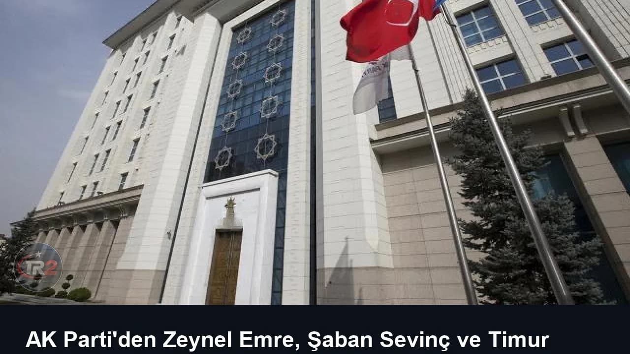 AK Parti'den Zeynel Emre, Şaban Sevinç ve Timur Soykan'a tazminat davası