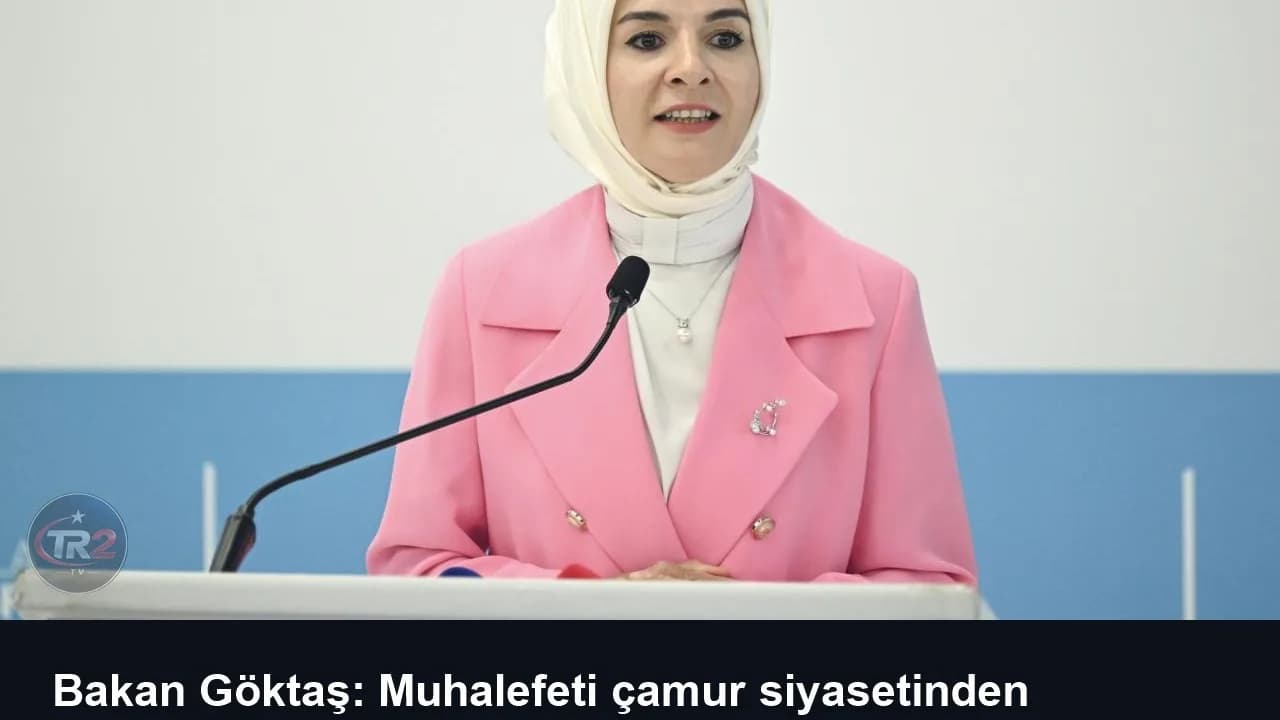 Bakan Göktaş: Muhalefeti çamur siyasetinden çıkmaya davet ediyorum