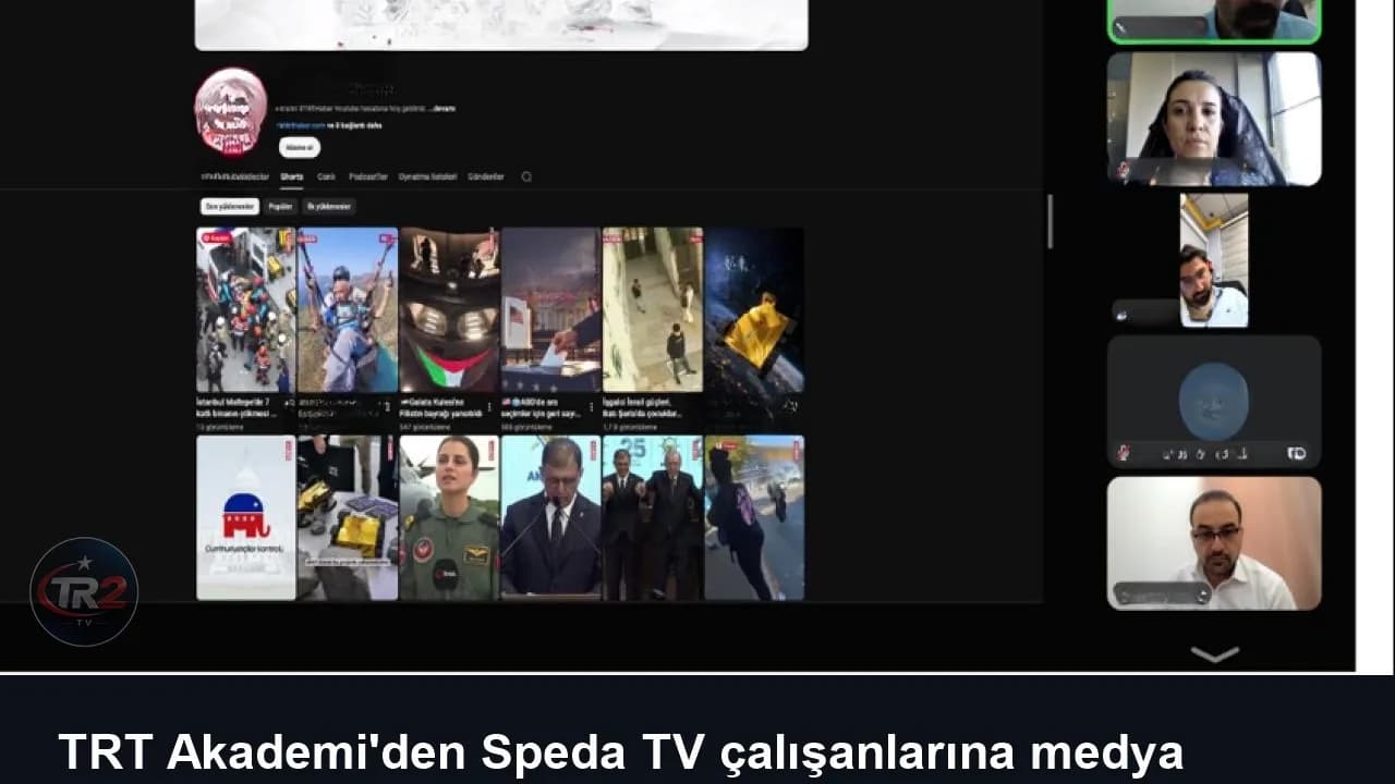 TRT Akademi'den Speda TV çalışanlarına medya eğitimi