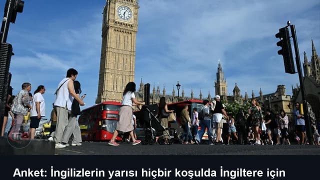 Anket: İngilizlerin yarısı hiçbir koşulda İngiltere için savaşmayacağını belirtti