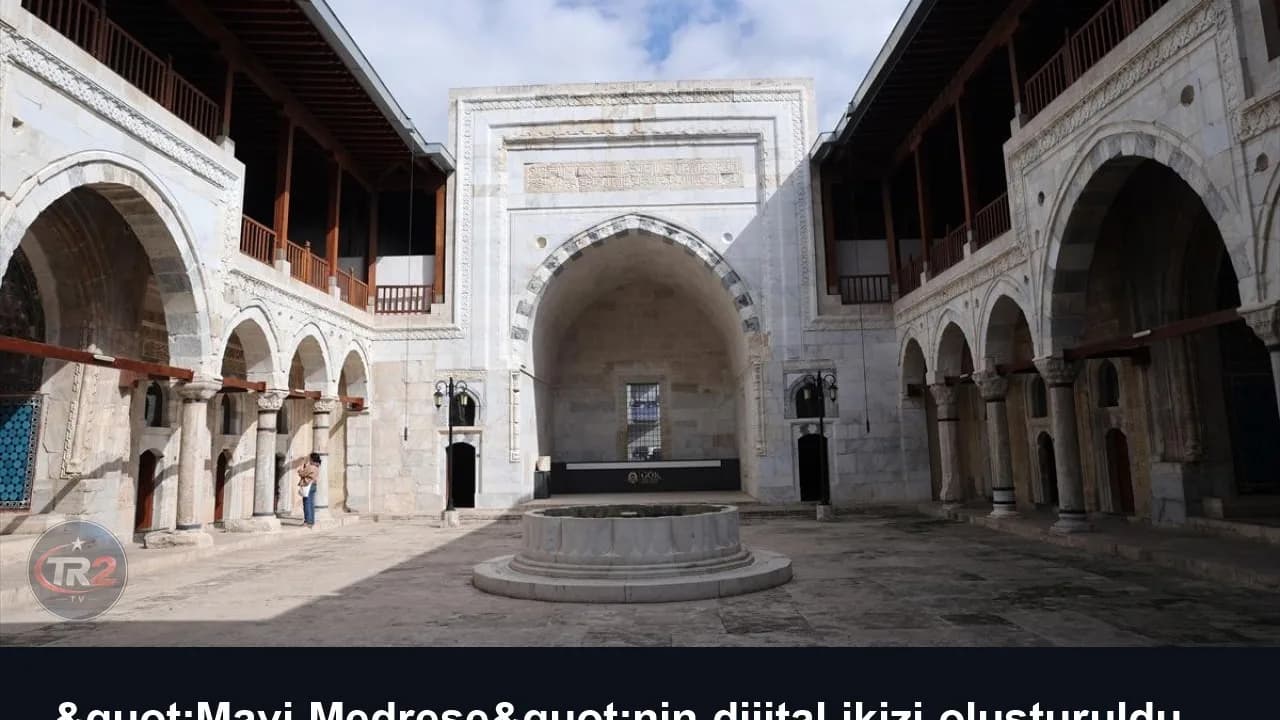"Mavi Medrese"nin dijital ikizi oluşturuldu