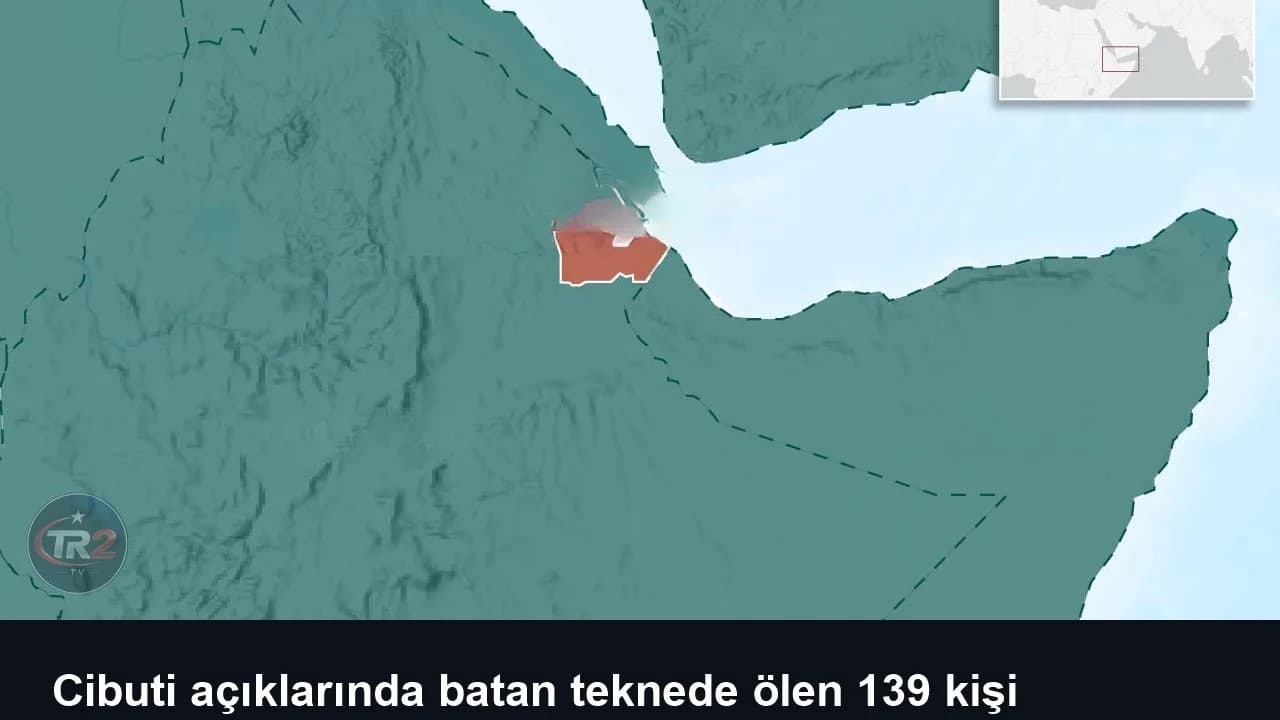 Cibuti açıklarında batan teknede ölen 139 kişi arasında çocuklar da var