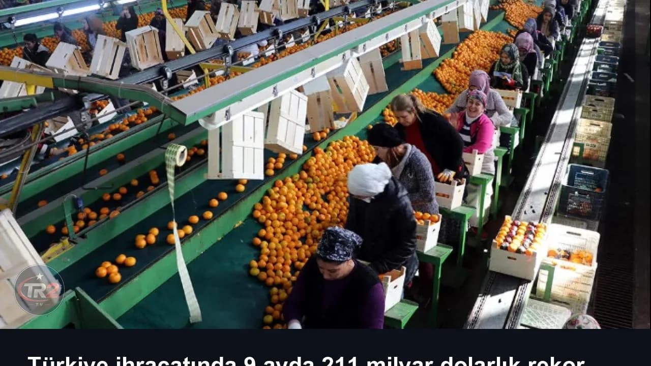 Türkiye ihracatında 9 ayda 211 milyar dolarlık rekor