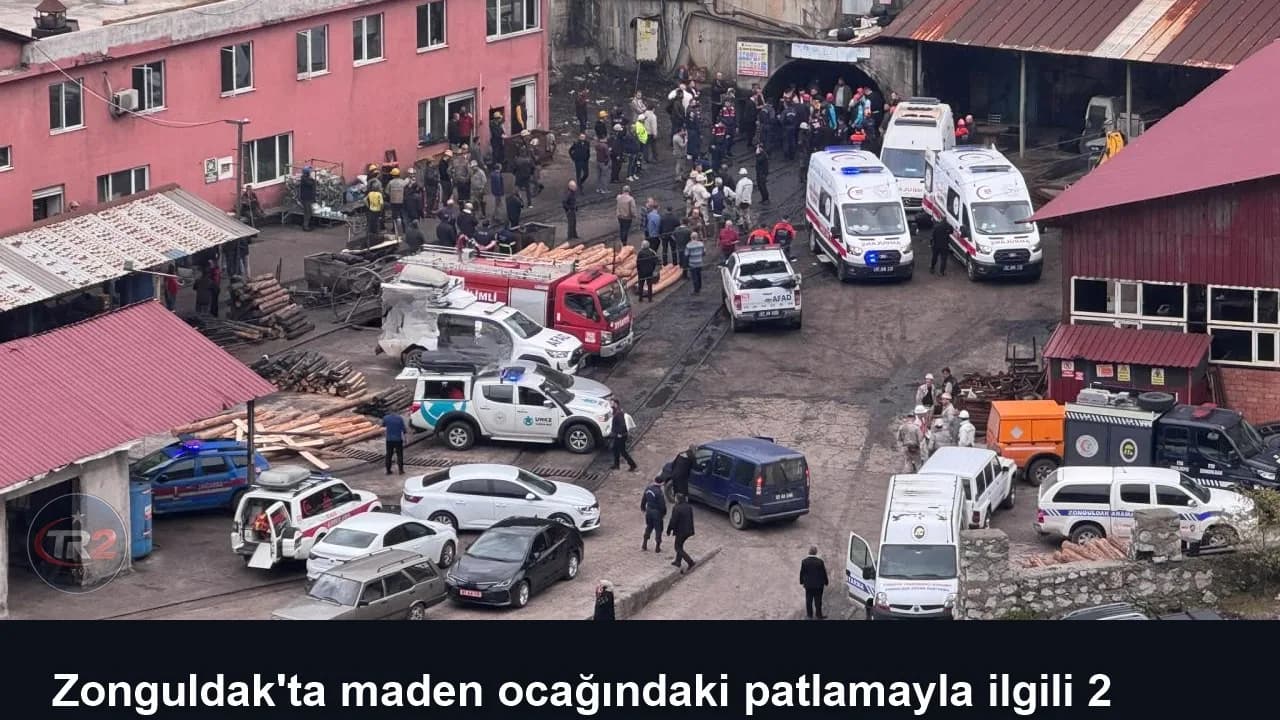 Zonguldak'ta maden ocağındaki patlamayla ilgili 2 kişi hakkında gözaltı kararı