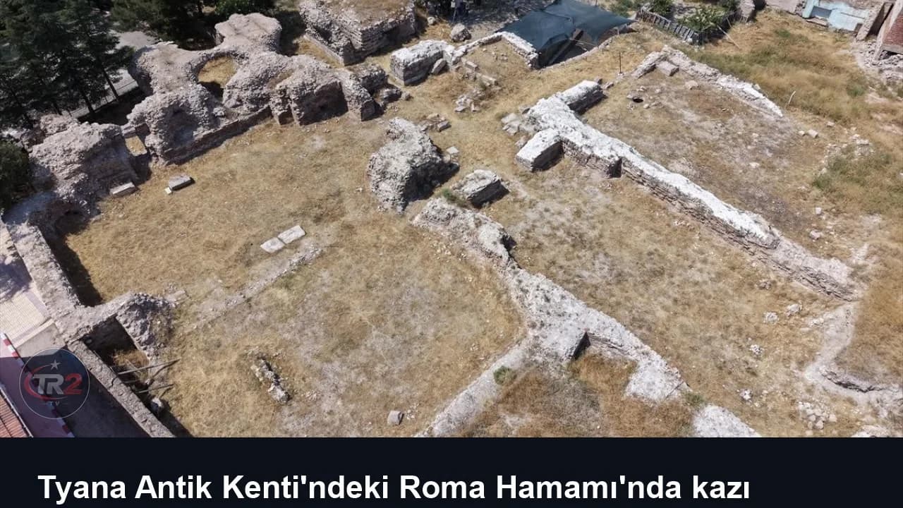 Tyana Antik Kenti'ndeki Roma Hamamı'nda kazı çalışmaları yeniden başladı