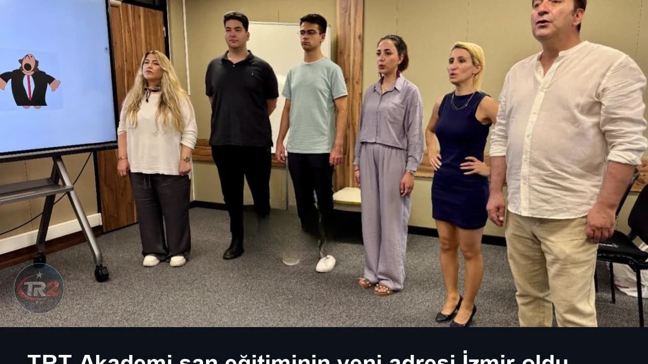 TRT Akademi şan eğitiminin yeni adresi İzmir oldu