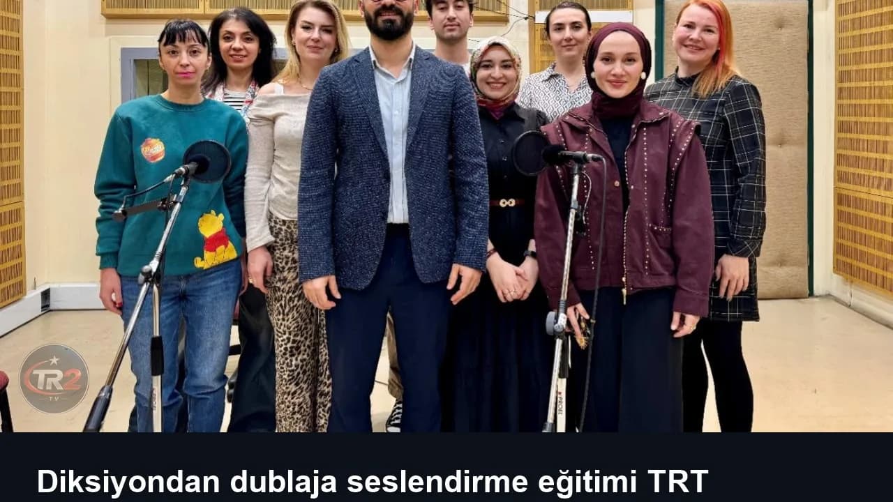 Diksiyondan dublaja seslendirme eğitimi TRT Akademi'de