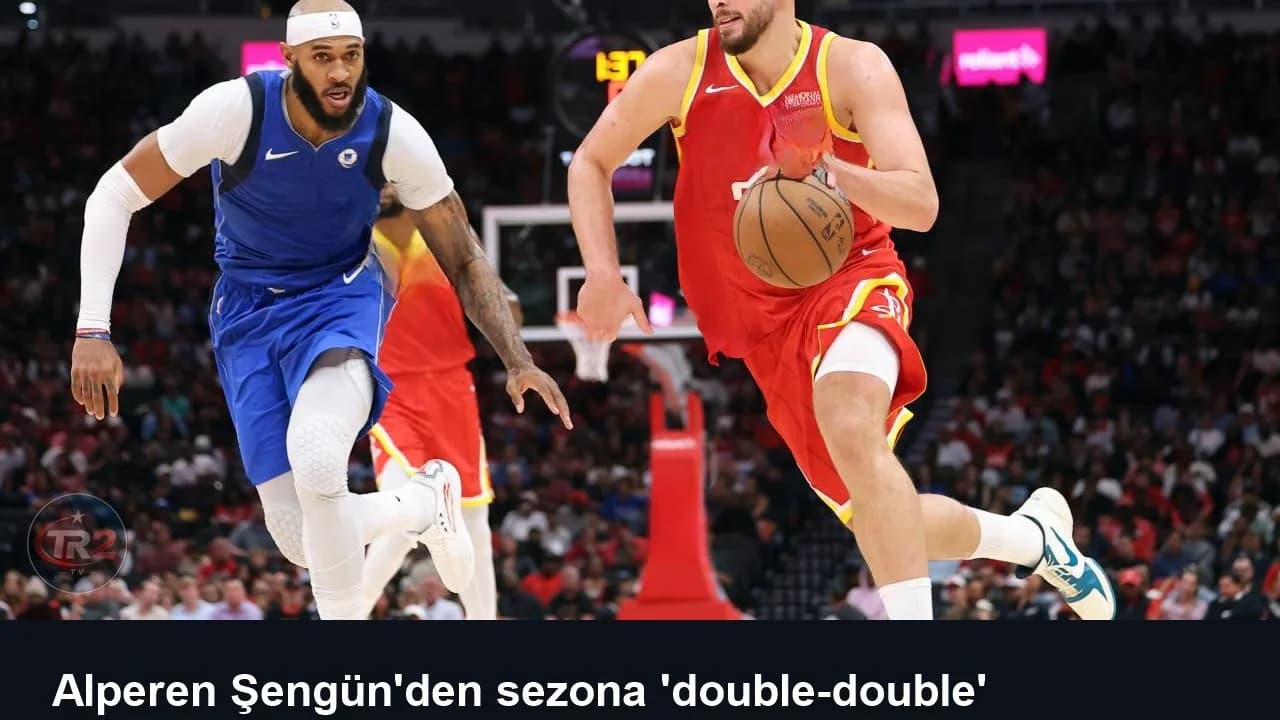 Alperen Şengün'den sezona 'double-double' başlangıç