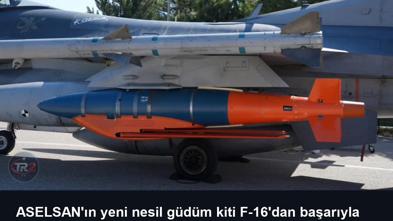 ASELSAN'ın yeni nesil güdüm kiti F-16'dan başarıyla ateşlendi