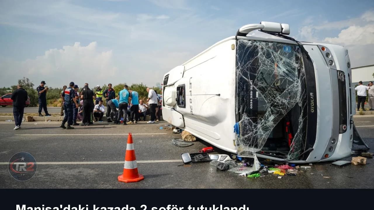 Manisa'daki kazada 2 şoför tutuklandı