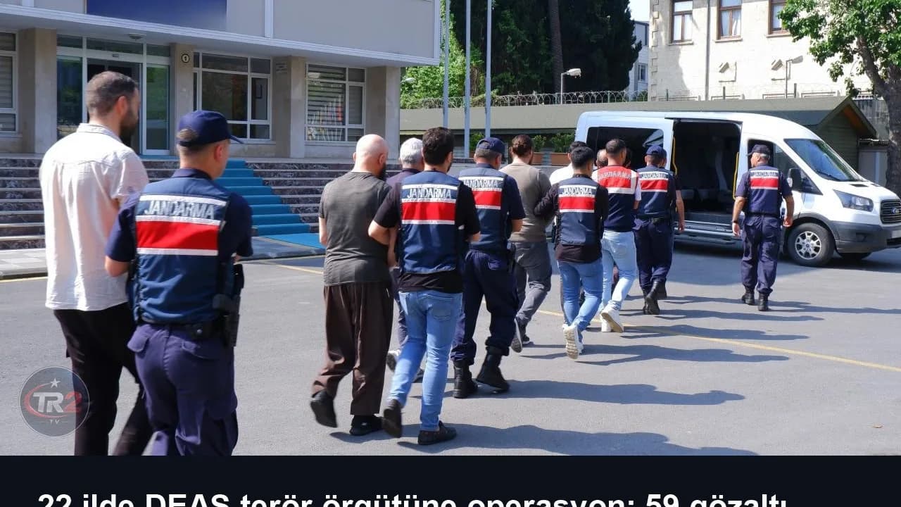 22 ilde DEAŞ terör örgütüne operasyon: 59 gözaltı