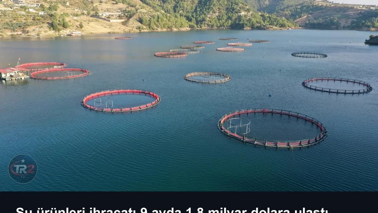 Su ürünleri ihracatı 9 ayda 1,8 milyar dolara ulaştı