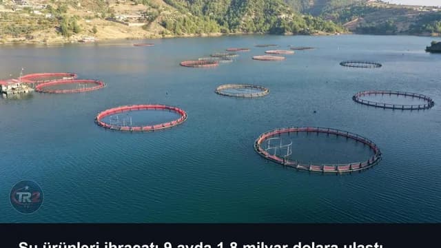 Su ürünleri ihracatı 9 ayda 1,8 milyar dolara ulaştı