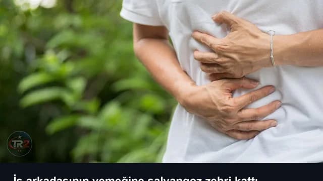İş arkadaşının yemeğine salyangoz zehri kattı