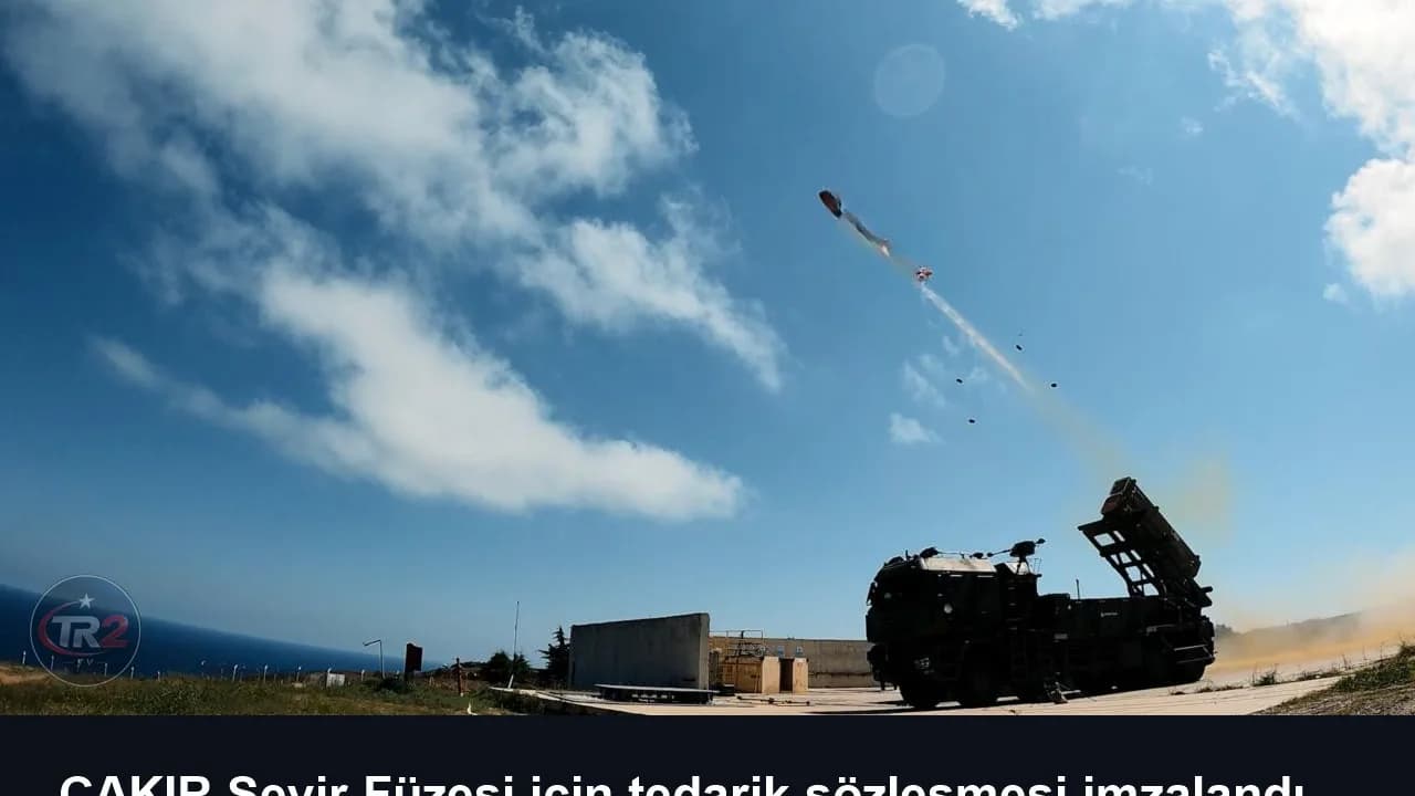 ÇAKIR Seyir Füzesi için tedarik sözleşmesi imzalandı
