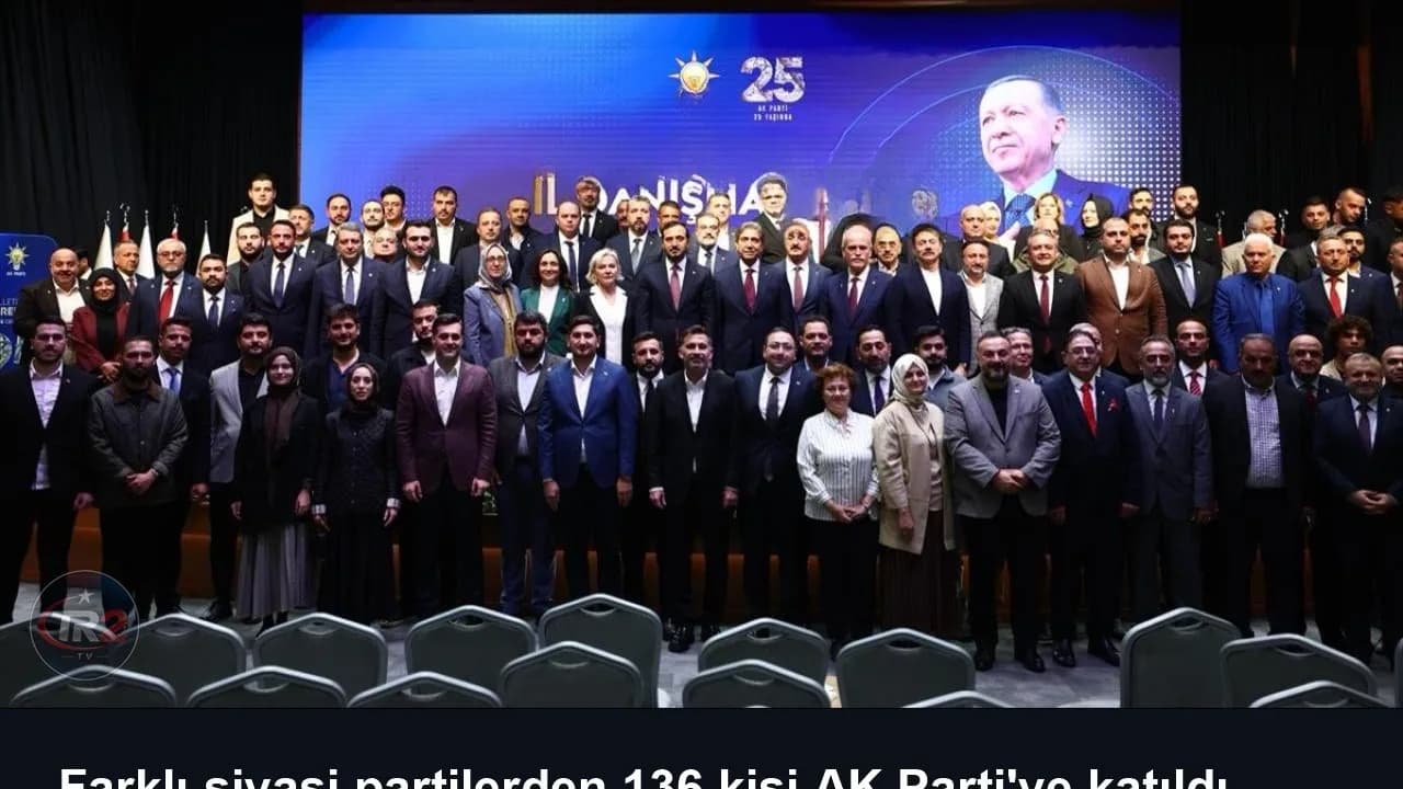 Farklı siyasi partilerden 136 kişi AK Parti'ye katıldı