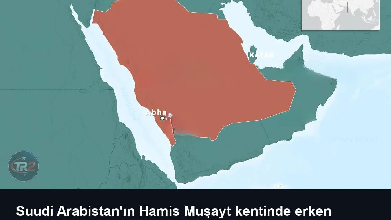 Suudi Arabistan'ın Hamis Muşayt kentinde erken uyarı sistemi devreye girdi